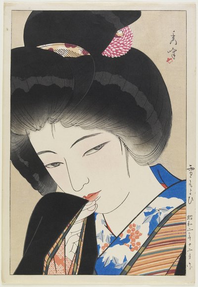 Approaching Snow, December 1927 by Yamakawa Shuho